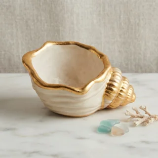 قالب سیلیکونی جای شمع  طرح صدف حلزونی