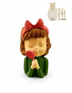 قالب سیلیکونی گلدان دختر شکلات