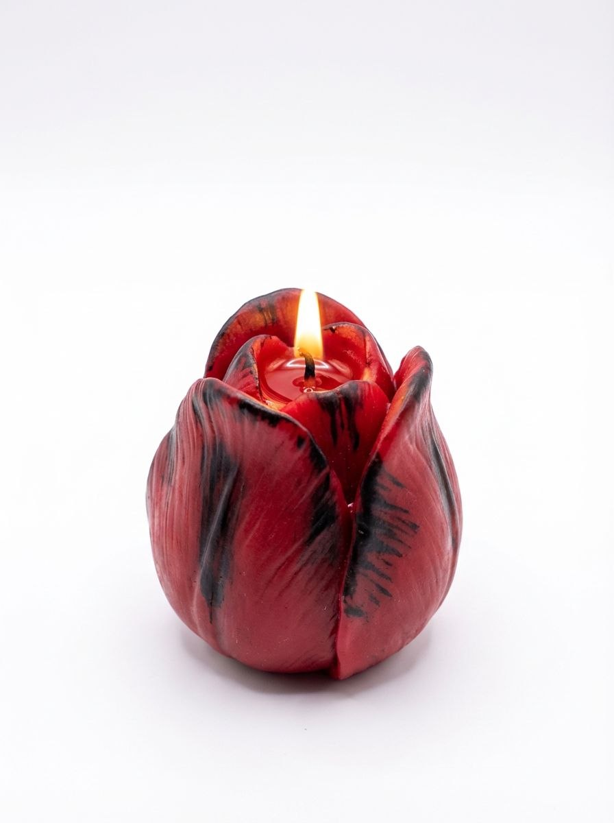 قالب سیلیکونی شمع غنچه گل رز