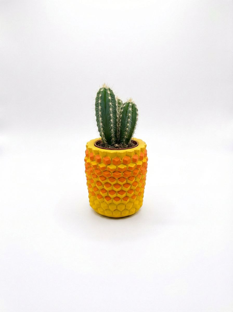 قالب سیلیکونی گلدان زنبوری