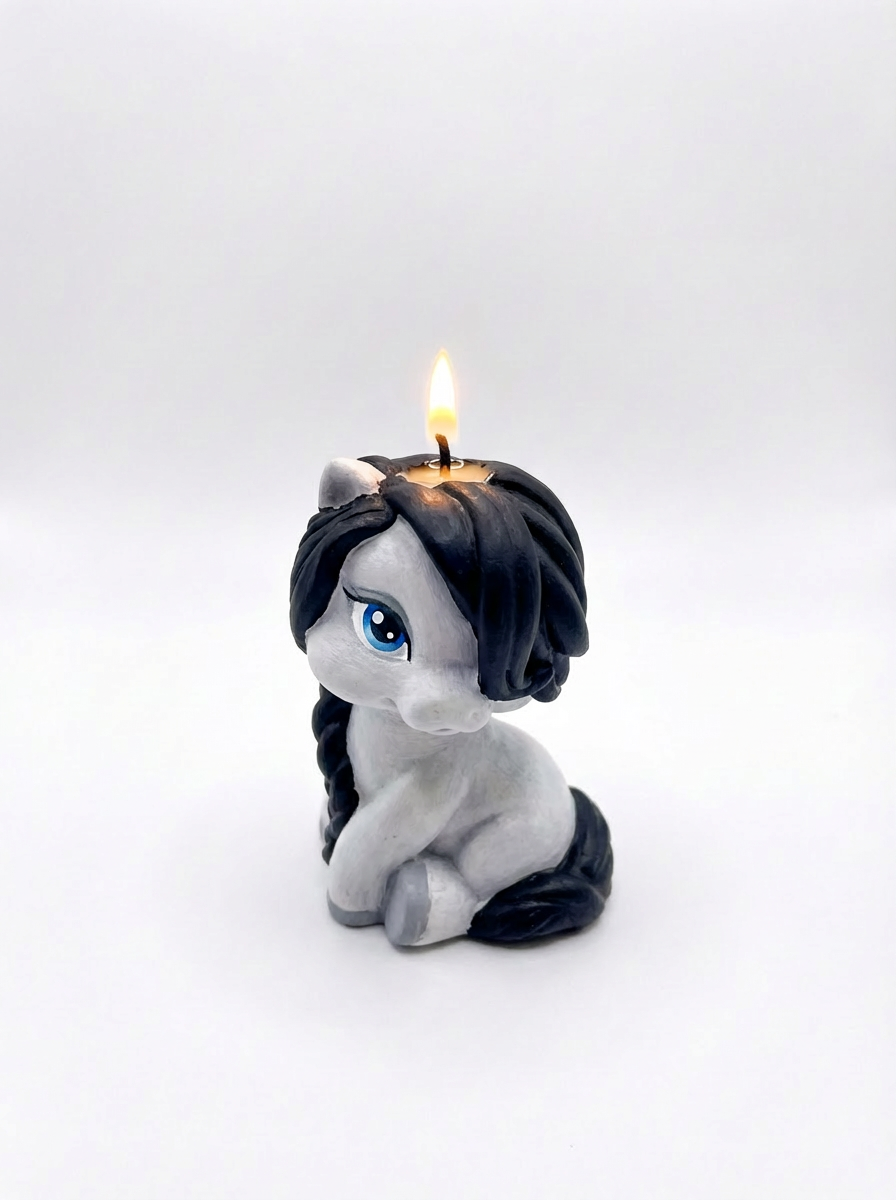 قالب سیلیکونی شمع طرح اسب